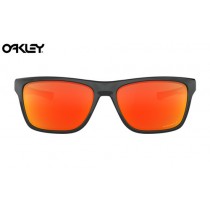 Oakley Holston sunglasses Polished Black frame / Prizm Ruby Polarized Lens
