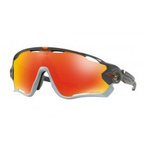 Oakley Jawbreaker Aero Flight Collection sunglasses Matte Carbon frame / Prizm Ruby lens
