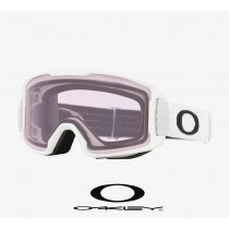 Oakley Line Miner Snow Goggles with Prizm Snow Clear Lenses and Matte White Strap