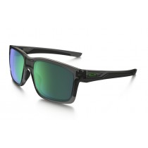 Oakley Mainlink sunglasses gray smoke frame / jade iridium lens