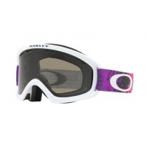 Oakley O Frame 2.0 XS Snow Goggle Pixel Fade Iron Rose frame / Dark Gray lens