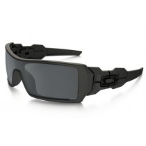 Oakley Oil Rig sunglasses matte black frame / black iridium lens