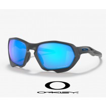 Oakley Plazma sunglasses Prizm Sapphire Lenses / Matte Carbon Frame (Asia Fit)