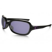 Oakley Pulse Polarized sunglasses polished black frame / Oo Gray Polarized lens