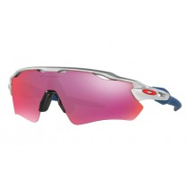 Oakley Radar EV Path PRIZM Field MLB Collection sunglasses Silver/red/blue frame / Prizm Baseball lens