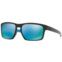 Oakley Sliver PRIZM Deep Water Polarized sunglasses polished black frame / Prizm Deep Water Polarized lens