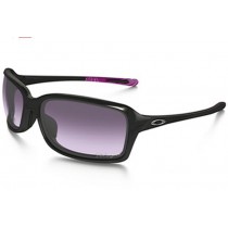 Oakley Smokey O Collection Dispute sunglasses polished black frame / Rose Gradient Polarized lens