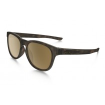 Oakley Stringer sunglasses matte brown tortoise frame / dark bronze lens