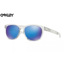 Oakley Stringer sunglasses Polished Clear frame / Sapphire Iridium lens