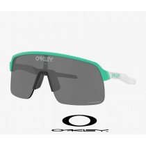 Oakley Sutro Lite Origins Collection sunglasses Prizm Black Lenses / Matte Celeste Frame(Low Bridge Fit)