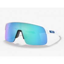 Oakley Sutro Lite sunglasses Matte White Frame / Prizm Sapphire Lenses