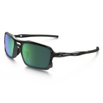 Oakley Triggerman Polarized sunglasses polished black frame / Jade Iridium Polarized lens