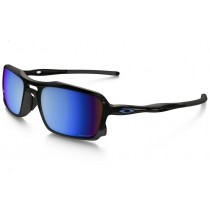 Oakley Triggerman PRIZM Deep Water Polarized sunglasses polished black frame / Prizm Salt Water Polarized lens