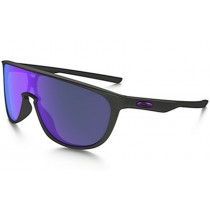 Oakley Trillbe sunglasses Matte Steel frame / Violet Iridium lens