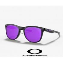 Oakley Trillbe X sunglasses Violet Iridium Polarized Lenses / Polished Black Ink Frame