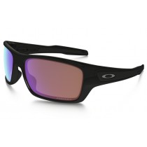 Oakley Turbine PRIZM Golf sunglasses polished black frame / Prizm Golf lens