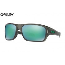 Oakley Turbine sunglasses Gray Smoke frame / Jade Iridium Polarized lens