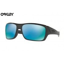 Oakley Turbine sunglasses Polished Black frame / Prizm Deep Water Polarized lens