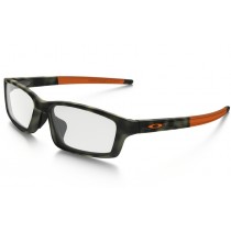 Oakleys Crosslink Pitch eyewear Gray Tortoise frame / Clear lens(Asia Fit)