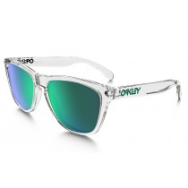Oakley Frogskins Crystal Collection sunglasses Polished Clear frame / Jade Iridium lens