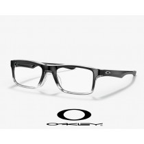 Oakleys Plank 2.0 eyewear with Polished Black Clear Fade Frame