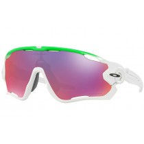 Oakley Jawbreaker PRIZM Road Green Fade Edition sunglasses Green Fade Frame / Prizm Road Lens