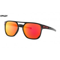 Oakley Latch Beta sunglasses Polished Black frame / Prizm Ruby lens