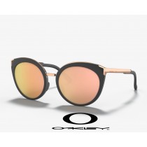 Oakley Top Knot sunglasses Prizm Rose Gold Polarized Lenses / Velvet Black Frame