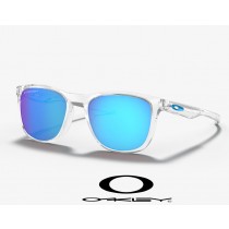 Oakley Trillbe X sunglasses Prizm Sapphire Lenses / Polished Clear Frame
