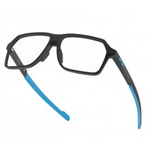 Oakley Bevel eyeglasses Satin Black/Sky Blue frame / Clear lens