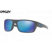 Oakley Drop Point sunglasses Matte Dark Gray frame / Prizm Sapphire Polarized lens