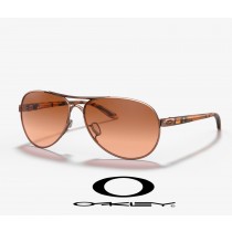 Oakley Feedback sunglasses Vr50 Brown Gradient Lenses / Rose Gold Frame