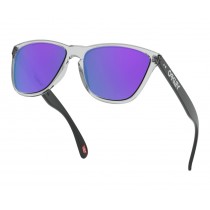 Oakley Frogskins 35th Anniversary sunglasses Polished Clear frame / Prizm Violet lens