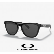 Oakley Frogskins sunglasses with Grey Lenses and Polished Black Frame