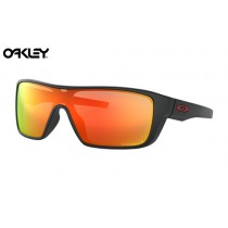 Oakley Straightback sunglasses Matte Black frame / Prizm Ruby Polarized lens
