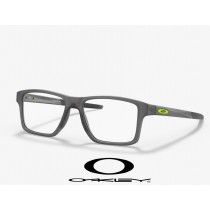 Oakleys Chamfer Squared eyewear with Satin Grey Smoke Frame