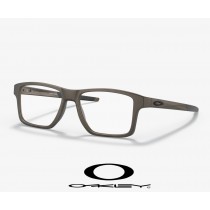 Oakleys Chamfer Squared eyewear with Satin Lead/Gold Frame