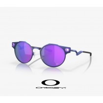 Oakley Deadbolt Fabio Quartararo Collection sunglasses Prizm Violet Lenses / Matte Navy Frame