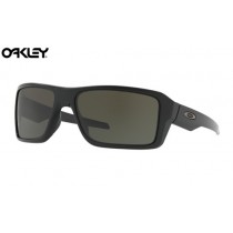 Oakley Double Edge sunglasses Matte Black frame / Dark Grey lens