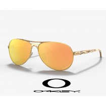 Oakley Feedback sunglasses Prizm Rose Gold Polarized Lenses / Polished Gold Frame