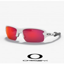 Oakley Flak XS sunglasses Prizm Field Lenses / Polished White Frame(Youth Fit)