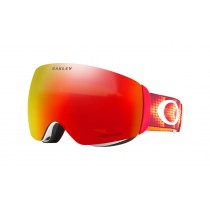 Oakley Flight Deck XM PRIZM Goggles Digi Snake Red frame / Prizm Snow Torch Iridium lens