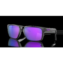 Oakley Holbrook XL sunglasses with Prizm Violet Lenses and Matte Black Frame