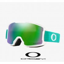 Oakley Line Miner Snow Goggles with Prizm Snow Jade Iridium Lenses and Celeste Strap