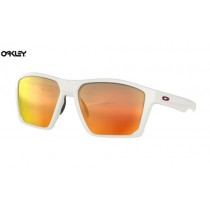 Oakley Targetline sunglasses Matte White frame / Prizm Ruby lens