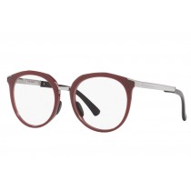Oakley Top Knot eyeglasses Polished Brick Red frame / Clear lens
