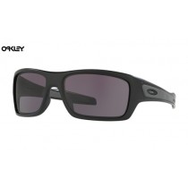 Oakley Turbine sunglasses Matte Black frame / Warm Grey lens