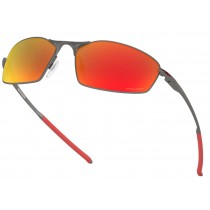 Oakley WHISKER sunglasses Matte Gunmetal frame / Prizm Ruby lens