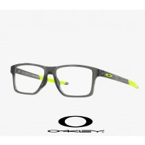 Oakleys Chamfer Squared eyewear with Polished Grey Smoke Frame
