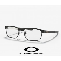 Oakleys Surface Plate eyewear with Satin Light Steel Frame
